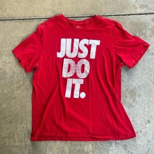 THE NIKE TEE Men's Print Logo Shirt XL